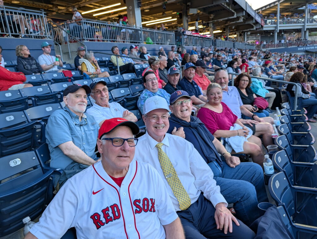 photo of Members of My Pinnacle Network-Boston West and My Pinnacle Network-Boston South at the WooSox game in June
